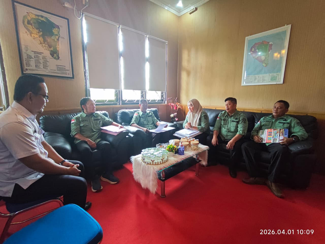 Kunjungan Kerja BPKPAD Kota Tarakan Dalam Rangka Penyerahan SPPT PBB-P2 Tahun 2026